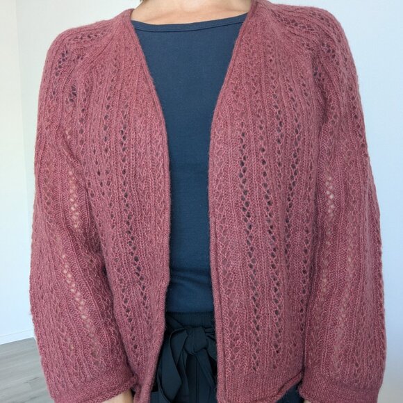 Ekyog Cardigan Raspberry Small - Picture 2 of 12